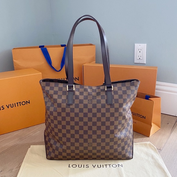 ♥️ULTRA RARE♥️ Damier Ebene Cabas Mezzo Authentic